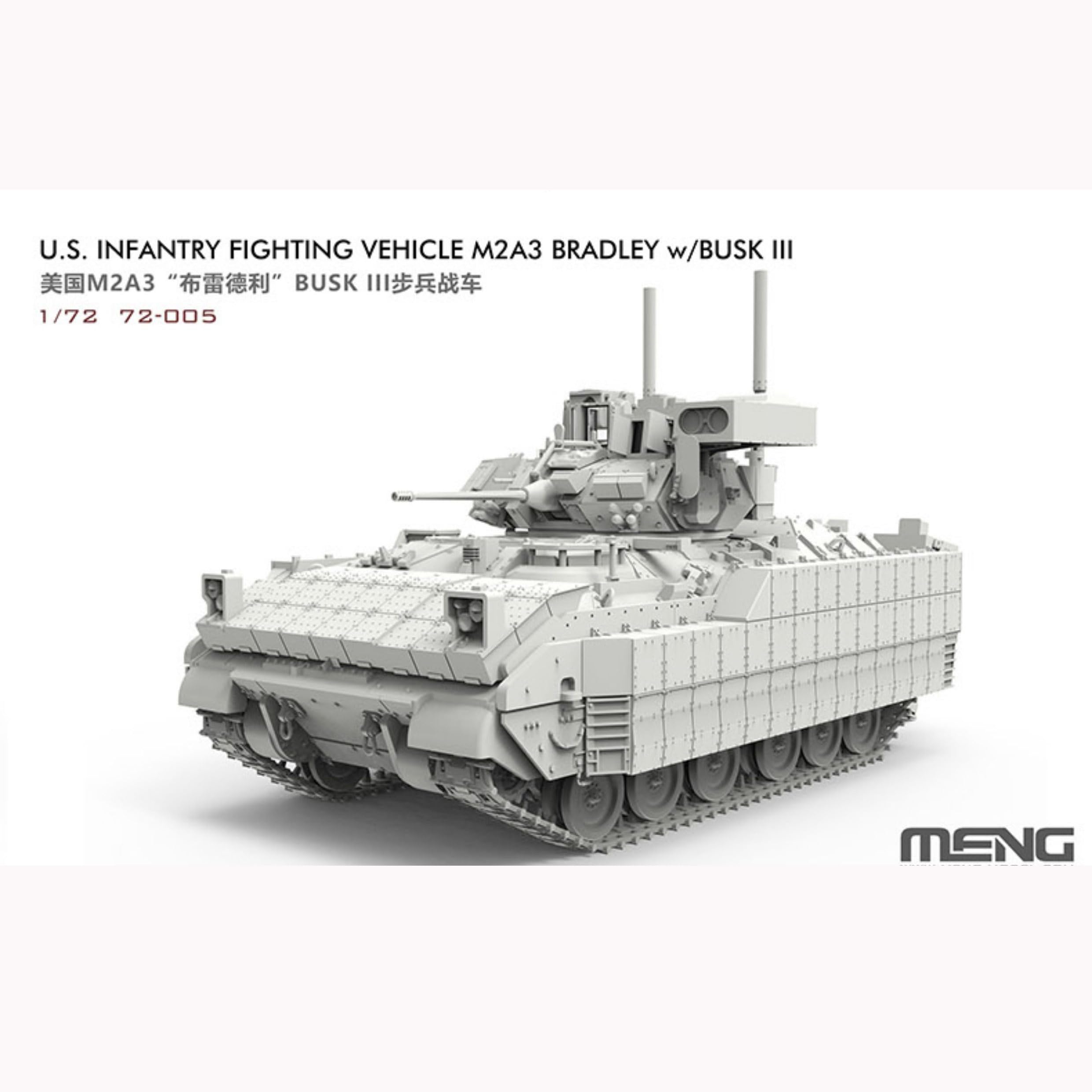 M2A3 BRADLEY W/BUSK III 1/72 完成品 Amazon.com: 花田制造 Meng 1/72 Scale M2A3 Bradley with Busk III